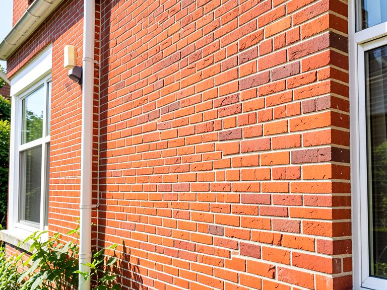 Brick Siding after washing
